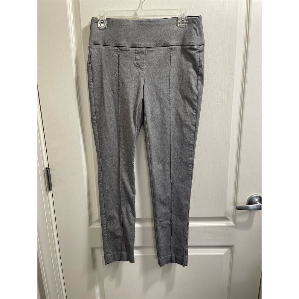 Nine West Women's Gray Skinny Jegging Pants Size S High-Rise Stretch (sku346)